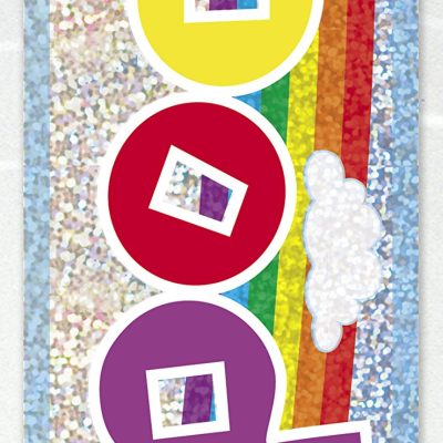 Good Luck Prism Multicolor Banner (3.6 Meters) 1 Piece – Decorative Party Banner for Festivities and Celebrations