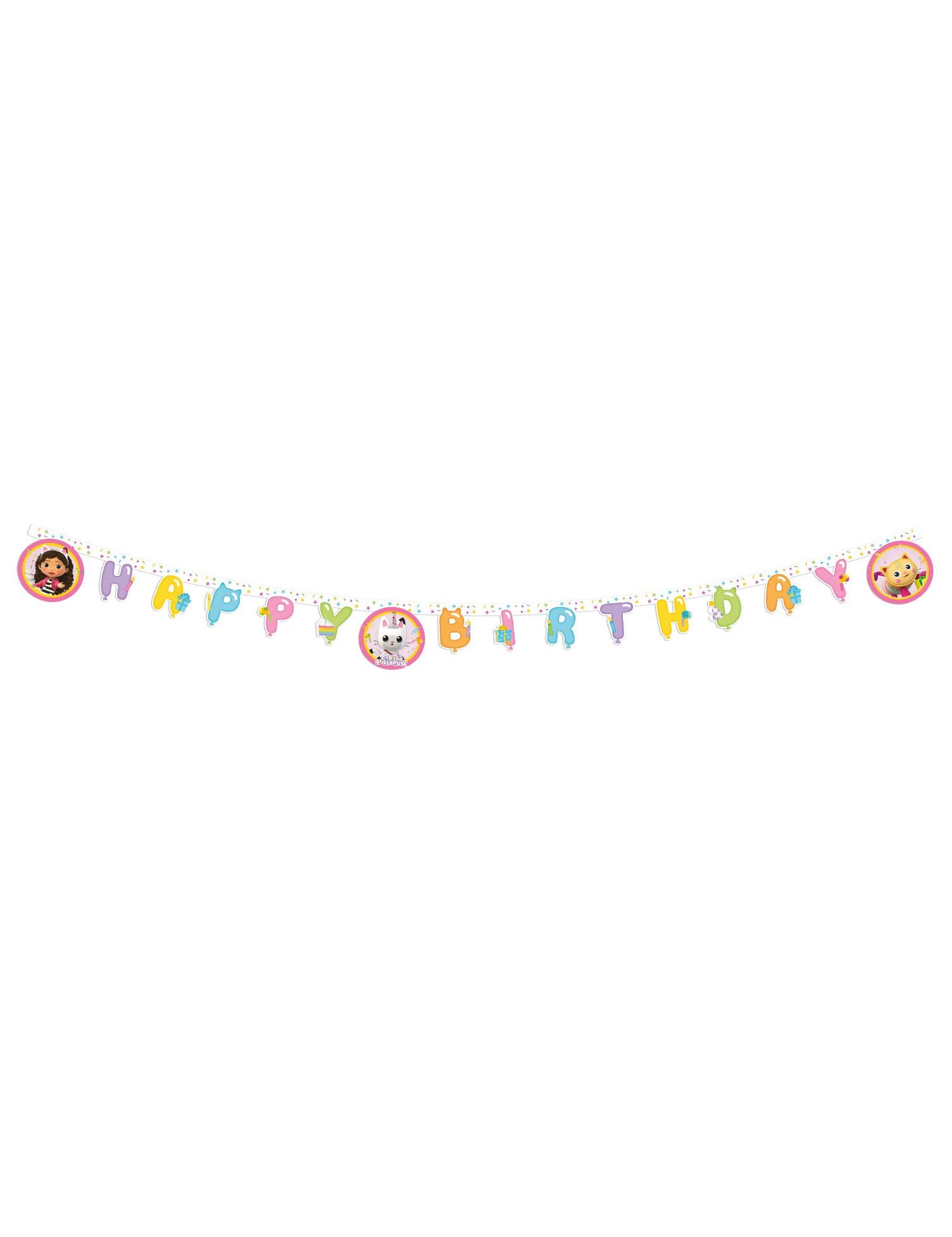 Gabby’s Dollhouse Happy Birthday Banner