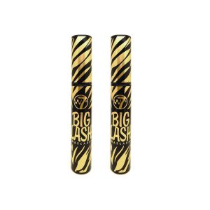 W7 Big Lash Mascara - 2 Pack - Defining & Volumising Black Mascara - Long-Lasting, Clump-Free, Eye Makeup