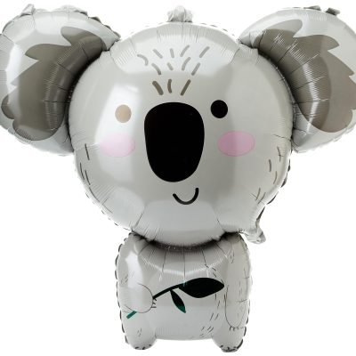 Amscan 4255601 S/Shape: Koala Bear Foil Balloon 71 x 63 cm